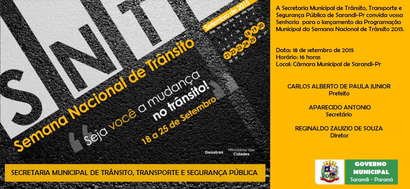 Transeg faz amanhã o lançamento da Semana de Trânsito   